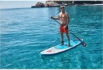 Red Paddle Co SUP Stand Up Paddel Boarding Ride 10';8 Aufblasbares Stand Up Paddel Board Carbon 100 Paket - Unisex