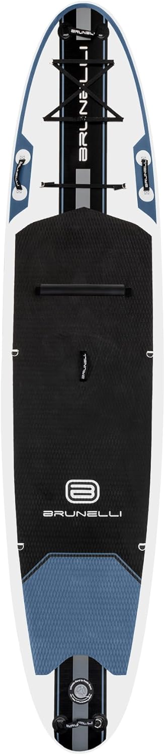 BRUNELLI 12.0 Woven X Fusion Double Layer iSUP Board aufblasbar Stand Up Paddle Komplettset 365cm blau