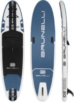 BRUNELLI 10.8 Windsurf Woven Double Layer iSUP Board aufblasbar Stand Up Paddle iRIG M Surf Segel orange Set