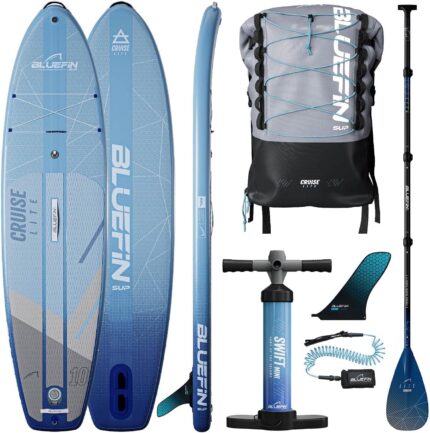 Bluefin Cruise Lite SUP Paddleboard Kit | Leichtes und kompaktes Stehpaddelbrett für Erwachsene | In den Größen 11" 4 und 10"