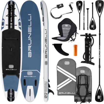 BRUNELLI 12.0 Woven X Fusion Double Layer SUP Board Stand Up Paddle Komplettset 365cm